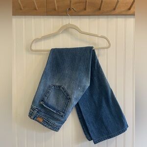 Paige Premium Denim Bel Air Classic Rise Bootcut 5 Pocket Medium Wash Jeans 30